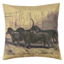 Poszewka Na Poduszkę Ozdobną z Jamnikiem D