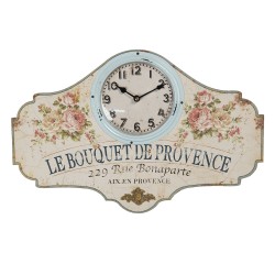 Zegar w Stylu Prowansalskim z Różami Clayre & Eef