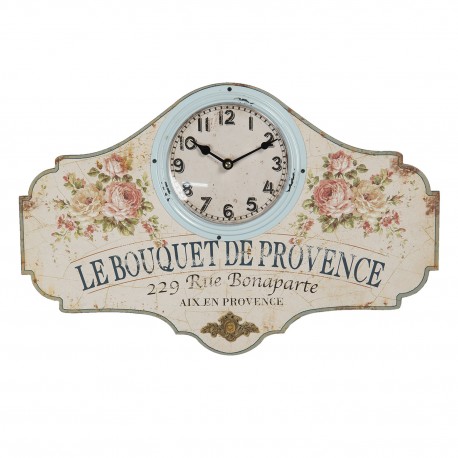 Zegar w Stylu Prowansalskim Szary