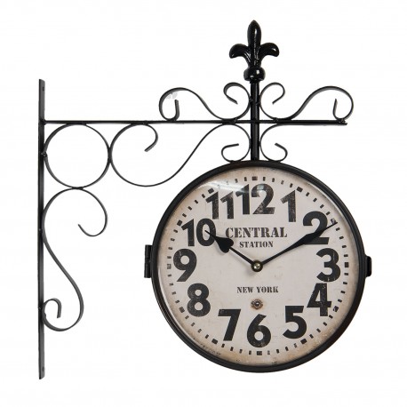 Zegar Dworcowy Dwustronny Retro D