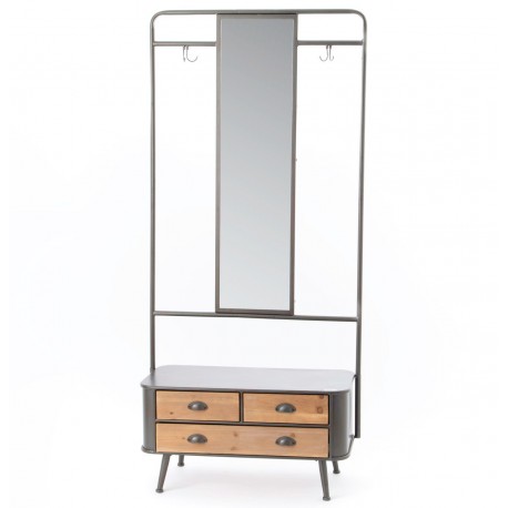 Garderoba Wieszak w Stylu Industrialnym A