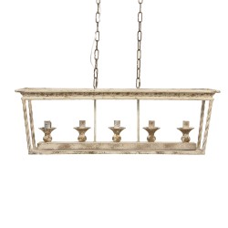 Żyrandol Prowansalski Postarzany Podłużny B