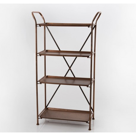 Metalowy Regał Miedziany