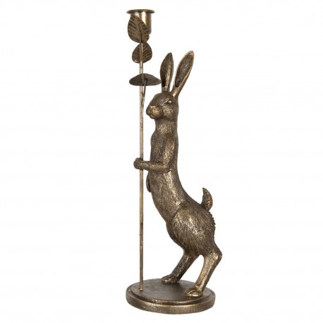 Świecznik z Zającem