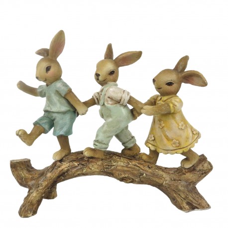 Zajączki Ozdobne z Parasolką