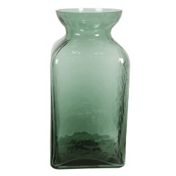 Szklany Wazon Ciemnozielony A