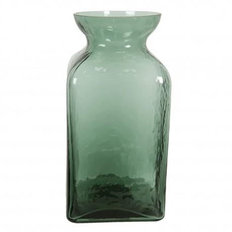 Szklany Wazon Ciemnozielony A