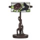 Lampa Stołowa Tiffany z Ptaszkiem