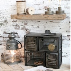 Szafka Ścienna Chic Antique Przeszklona 