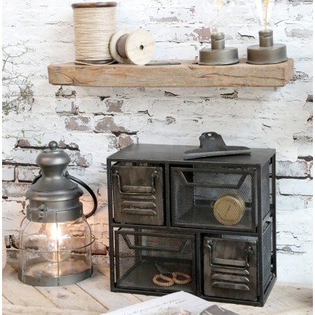 Szafka Ścienna Chic Antique Przeszklona 