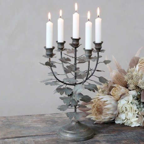 Srebrny Świecznik Chic Antique 5