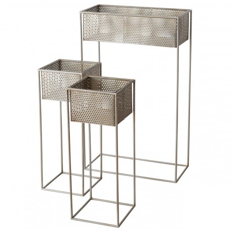 Czarny Kwietnik Metalowy