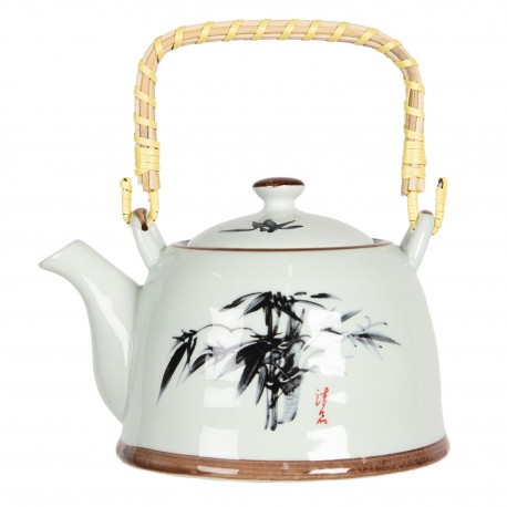 Porcelanowy Dzbanek w Stylu Japońskim N