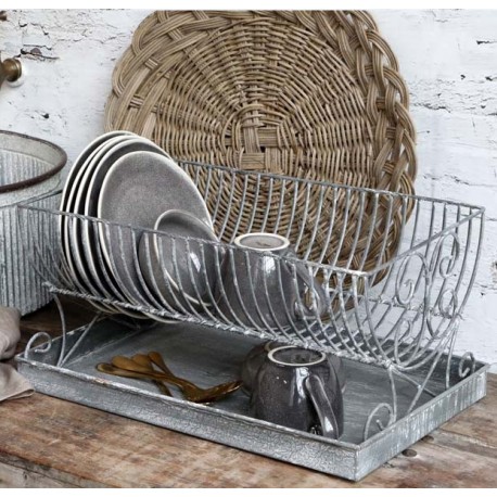 Ociekacz Na Naczynia Chic Antique Metalowy