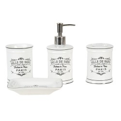 Zestaw Łazienkowy z Francuskimi Napisami Paris Clayre & Eef