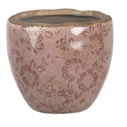 Ceramiczna Osłonka Na Doniczkę Różowa M