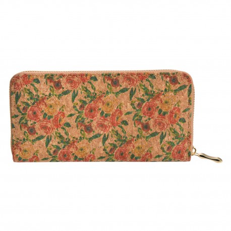 Portfel w w Kwiaty i Motyle Niebieski