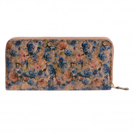 Portfel w Kwiaty Korkowy A