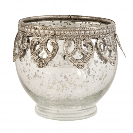 Szklany Świecznik Na Tealight F