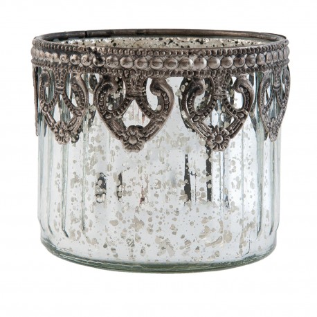 Szklany Świecznik Na Tealight G