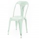 Krzesło Loft Metalowe Miętowe