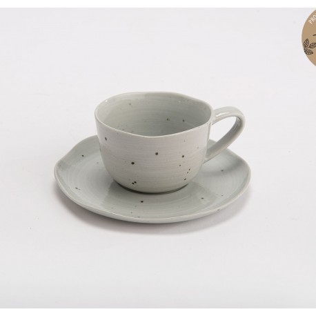 Filiżanki w Stylu Skandynawskim Szare Aliani