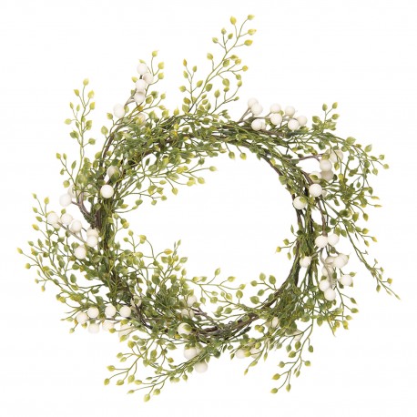 Wianek Na Drzwi Ze Sztucznych Gałązek B