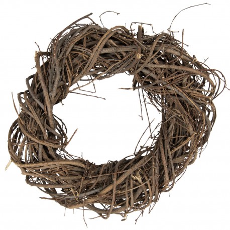 Wianek Na Drzwi Ze Sztucznych Gałązek D