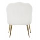 Kremowy Fotel Glamour Shell