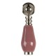 Gałka Meblowa Ozdobna Zwisająca Ciemnoróżowa