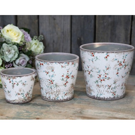 Osłonka w Starym Stylu Chic Antique w Kwiatki Tulle A