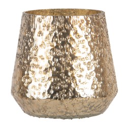 Złoty Świecznik Na Tealight Szklany A