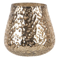 Złoty Świecznik Na Tealight Szklany F