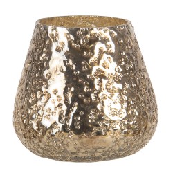 Złoty Świecznik Na Tealight Szklany E