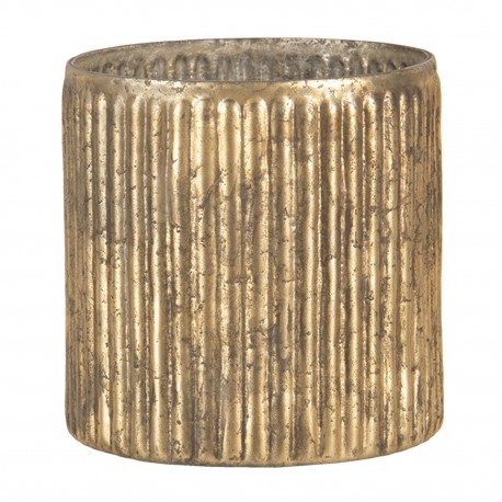 Złoty Świecznik Na Tealight Szklany H