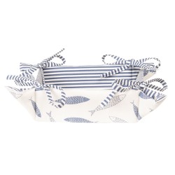 Koszyk Na Pieczywo w Stylu Marynistycznym Ryby