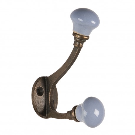 Wieszak Ścienny z Ceramicznymi Gałkami A