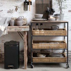 Szafa z Rattanowymi Drzwiami Chic Antique