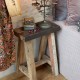 Drewniany Stołek Chic Antique Grimaud B