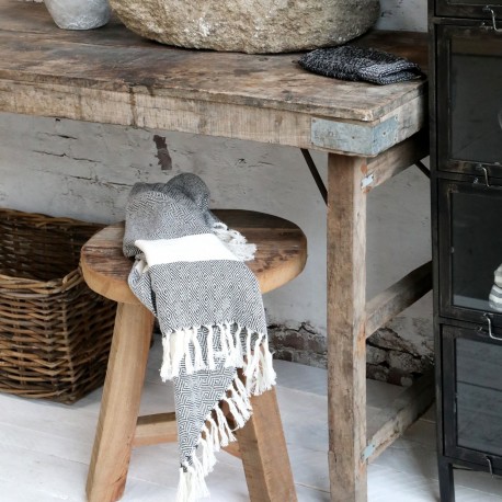 Drewniany Stołek Chic Antique Grimaud C