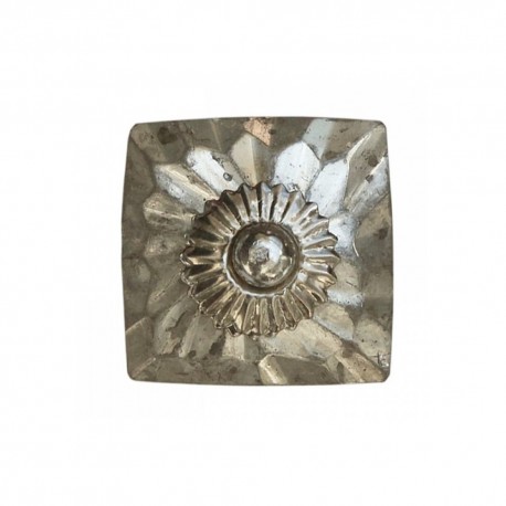 Szklana Gałka Ozdobna Chic Antique z Kwiatkiem