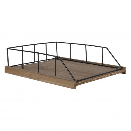 Drewniany Pojemnik z Przegródkami B