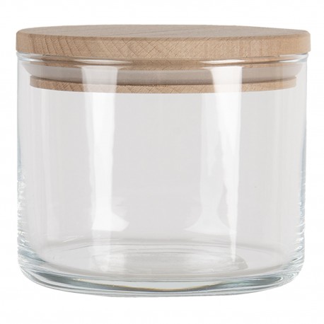 Pojemnik Kuchenny z Drewnianą Pokrywką B