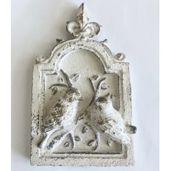 Wieszak w Stylu Prowansalskim Postarzany Lilijka D