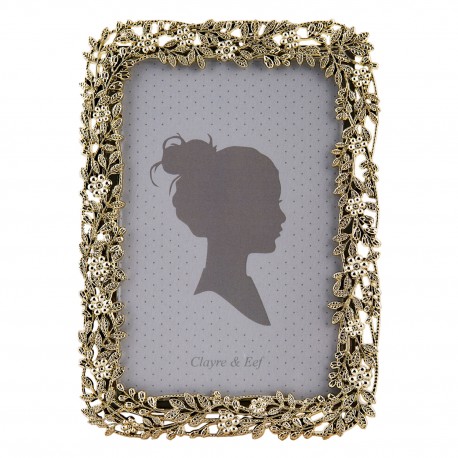 Złota Ramka Na Zdjęcie z Jaszczurką