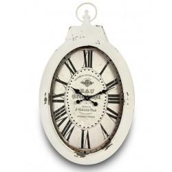 Zegar w Stylu Prowansalskim Owalny