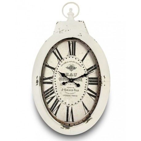 Zegar w Stylu Prowansalskim Owalny