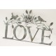 Dekoracja Ścienna Metalowa Love