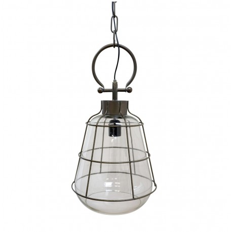 Lampa Industrialna Szklana Factory B