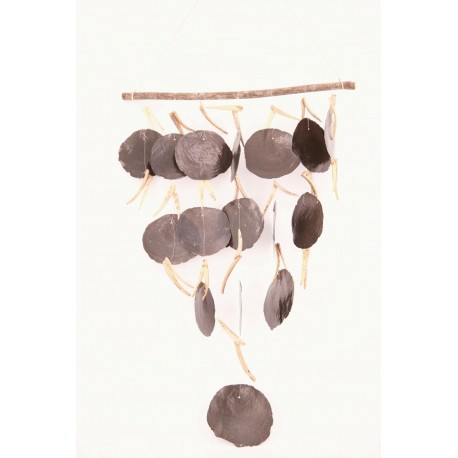 Zawieszka Belldeco Boho Muszle 4 Czarna